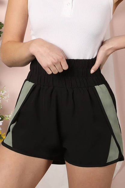 Free Baller Two-Tone high waist shorts🏀
