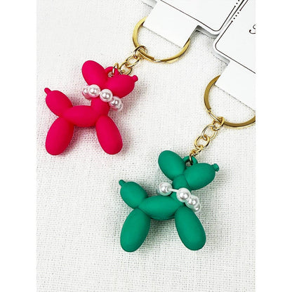 Colorful Puppy Theme Keychain