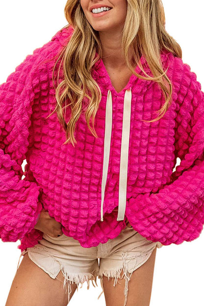 Saddle Blush Waffle Hoodie