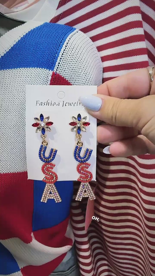 Star studded earrings